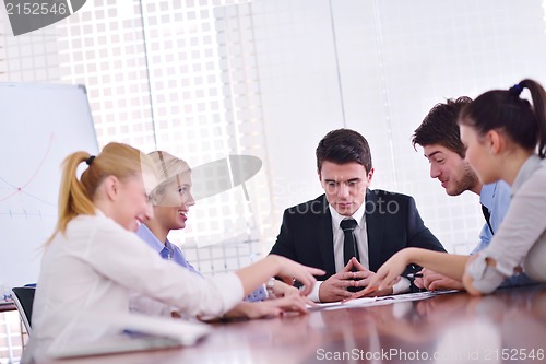 Image of business people in a meeting at office