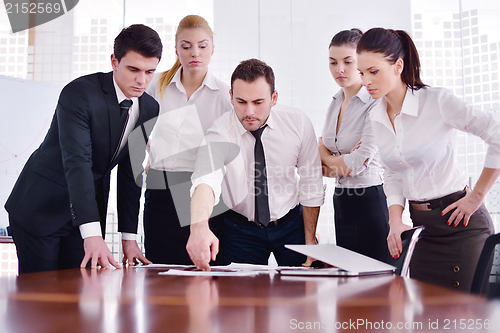 Image of business people in a meeting at office