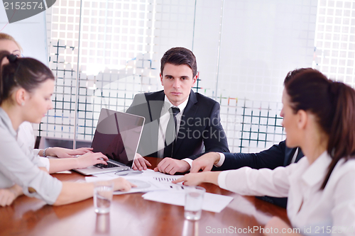 Image of business people in a meeting at office