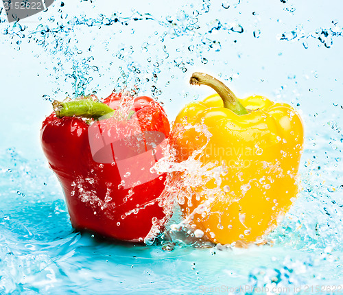 Image of Pepper and water