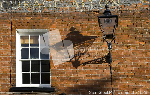 Image of Lamp and shadow