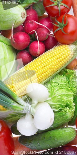 Image of vegetables. Healthy food