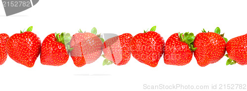 Image of Ripe strawberry seamless background