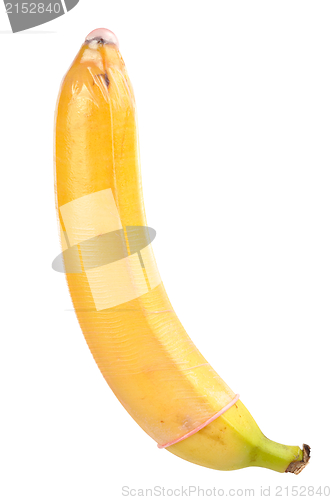 Image of Condom on Banana