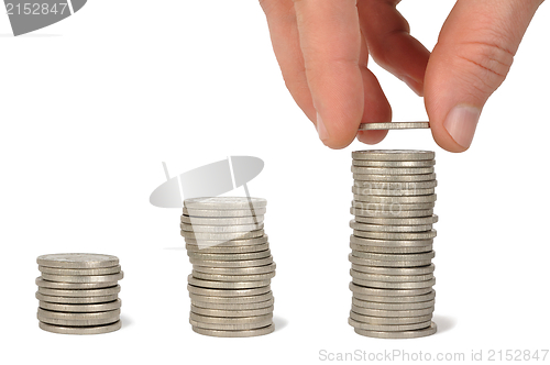 Image of Coin stacks