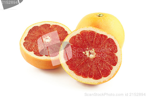 Image of Grapefruit and two halves