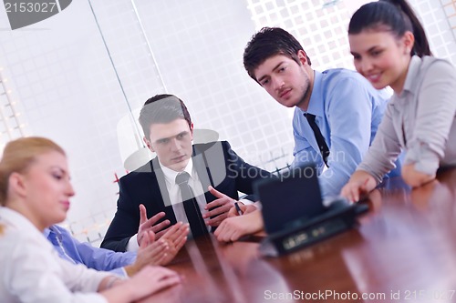 Image of business people in a video meeting