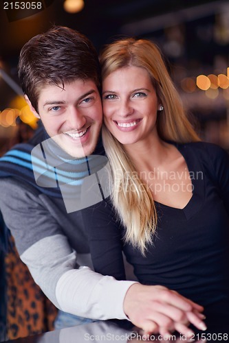 Image of Portrait of a happy young couple