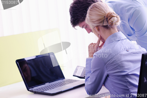 Image of business people in a meeting at office