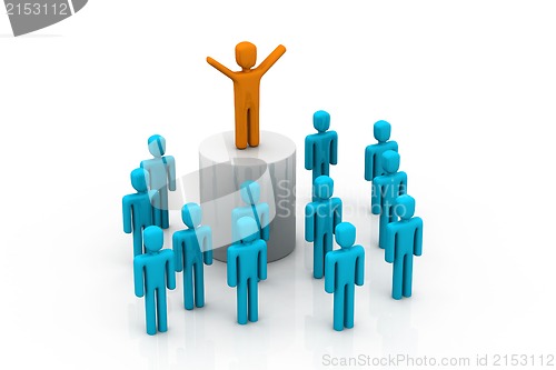 Image of Team with leader