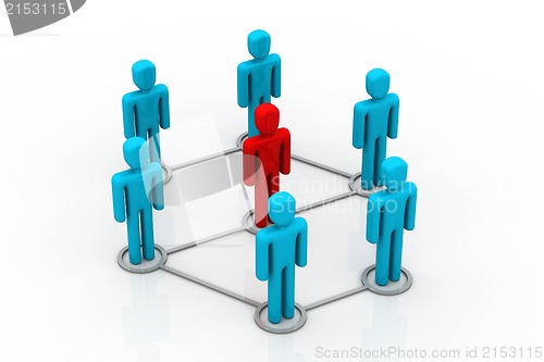 Image of Social network people