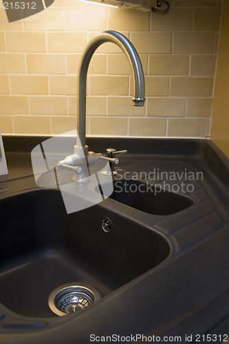 Image of Dark Modern Sink