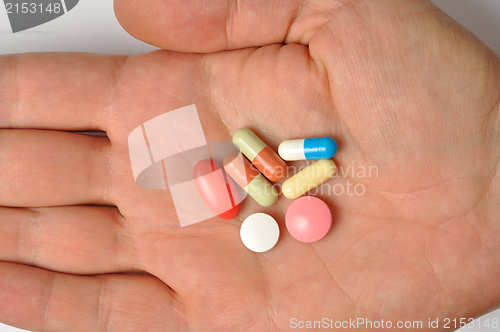 Image of Hand with Pills