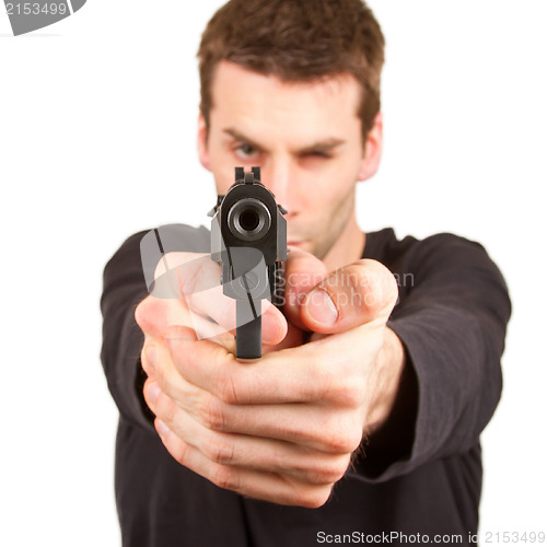 Image of Man with a gun 