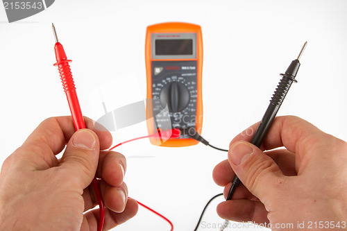 Image of Digital multimeter isolated