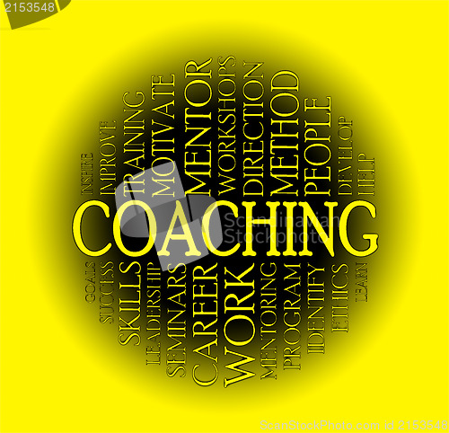 Image of Coaching cloud concept