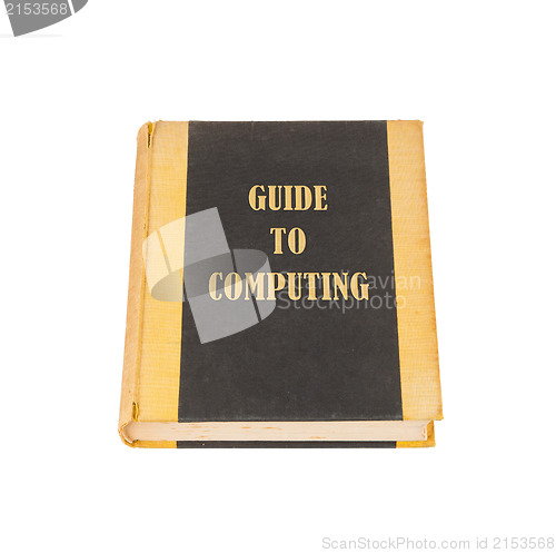 Image of Old book with a computing concept title
