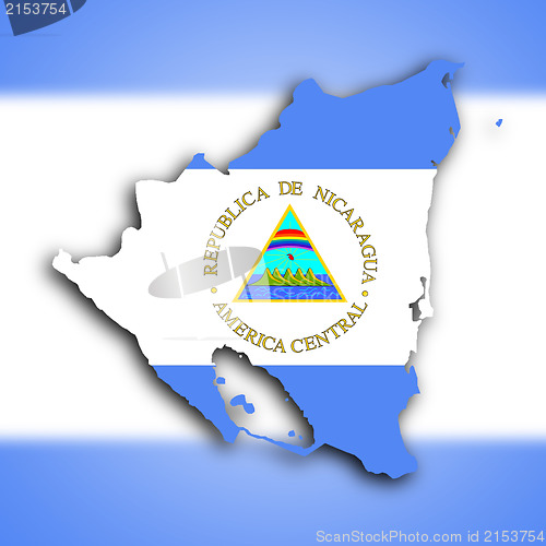 Image of Map of Nicaragua