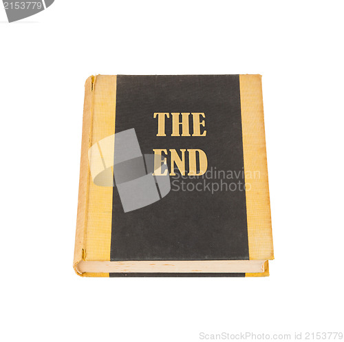 Image of Old book with the title The End