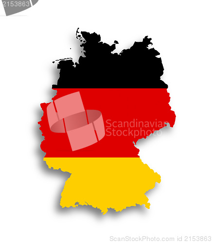 Image of Map of the Federal Republic of Germany