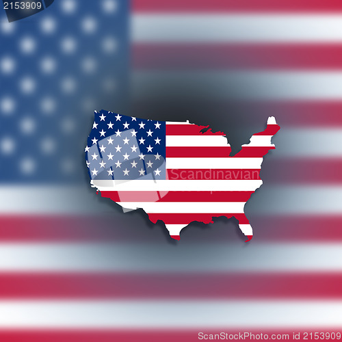 Image of United states map