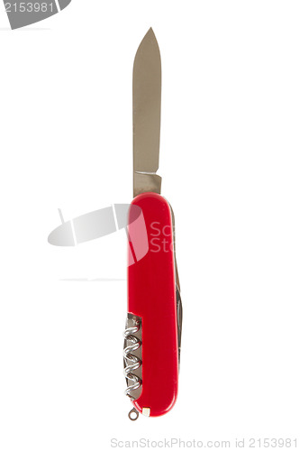 Image of Swiss army knife, knife