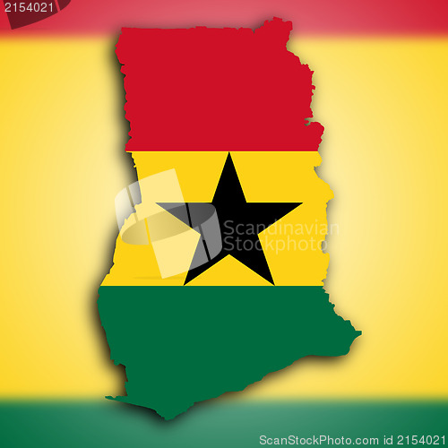 Image of Map of Ghana