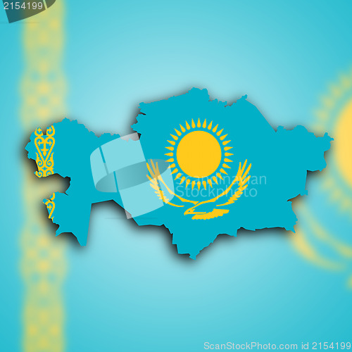 Image of Map of Kazakhstan