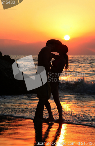 Image of Couple at sunset