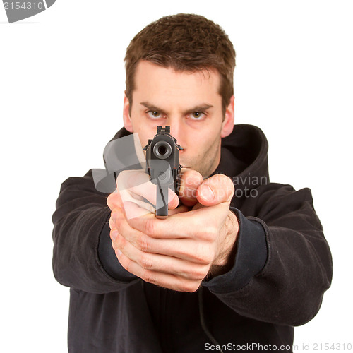 Image of Man with a gun 
