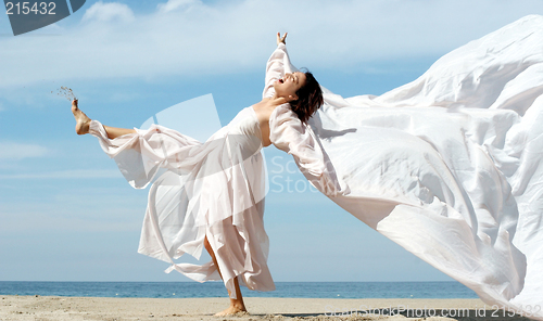 Image of Woman on the beach