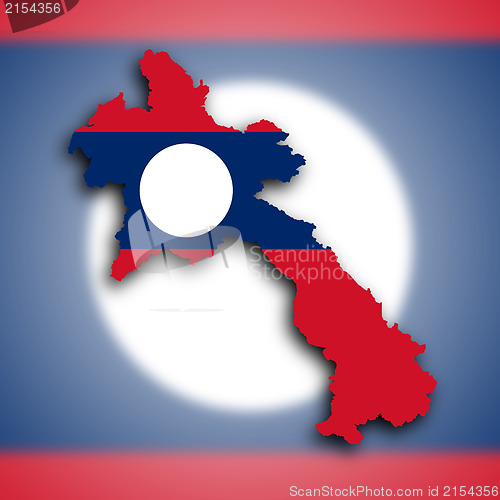 Image of Map of Laos