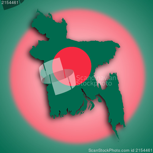 Image of Map of Bangladesh