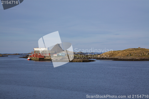 Image of Fishing port on island