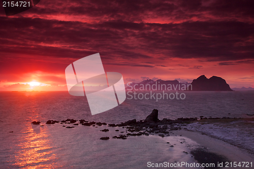 Image of Midnight sun in Norway