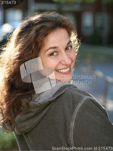 Image of Happy young woman