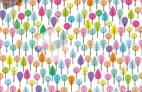 Image of Colorful woods