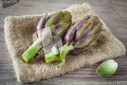 Image of artichokes