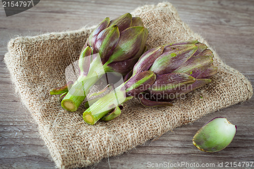 Image of artichokes