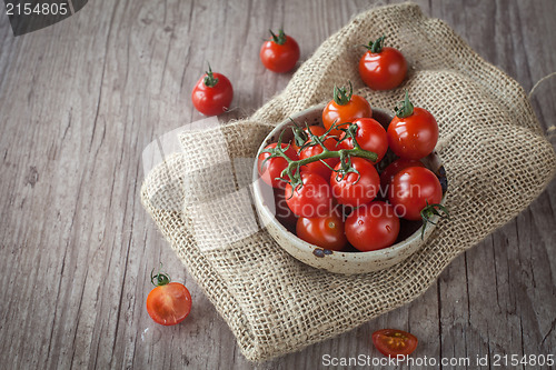 Image of Fresh cherry tomatoes
