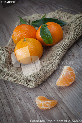 Image of fresh tangerine