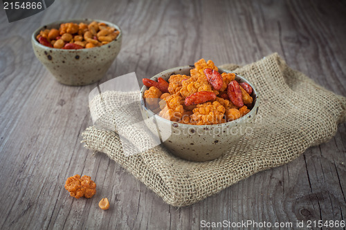 Image of Spicy nuts and snacks