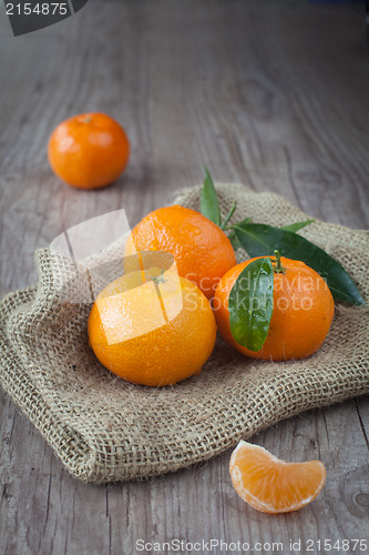 Image of fresh tangerine