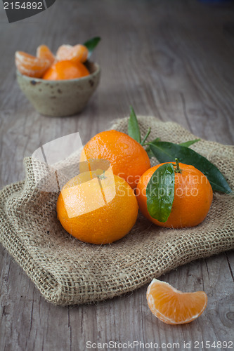 Image of fresh tangerine