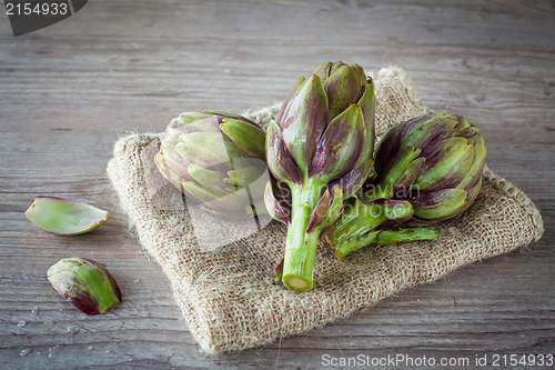 Image of artichokes