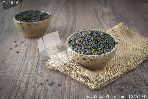 Image of Black lentils