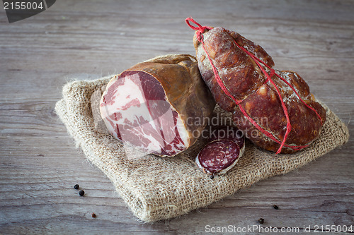 Image of Italian salami assortment