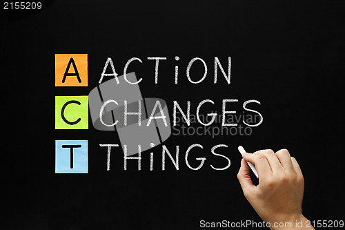 Image of Action Changes Things Acronym