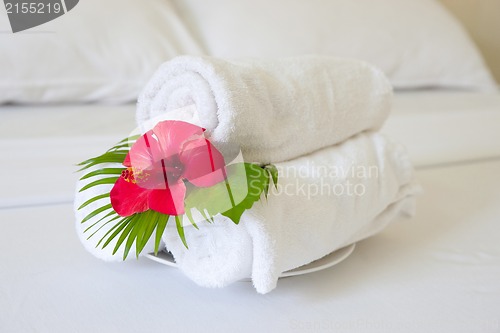 Image of hotel towels