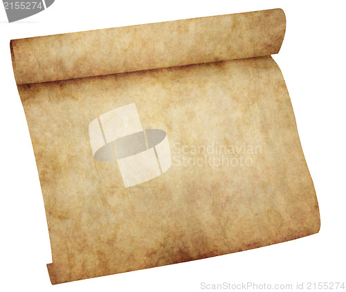 Image of old parchment scroll